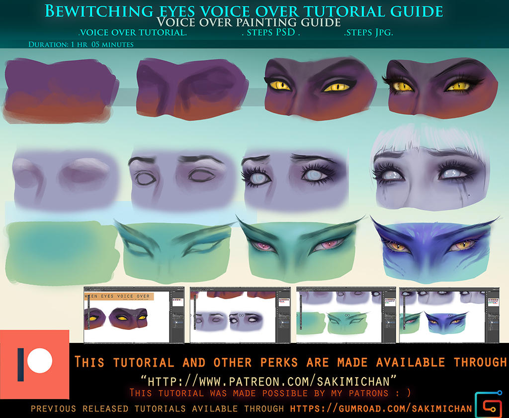 Bewitching Eyes voice over tutorial .promo.