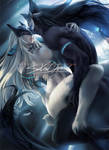 Kindred wolf. hetero. by sakimichan