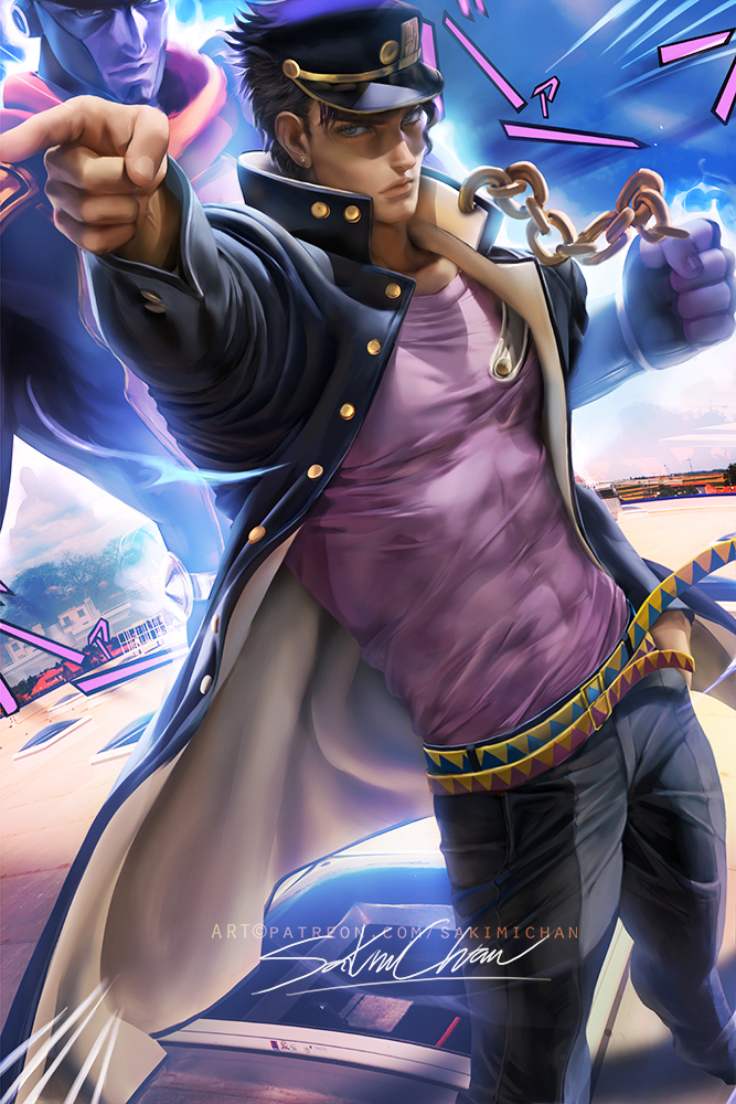 Jotaro by sakimichan on DeviantArt