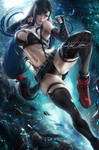 Tifa pinup by sakimichan