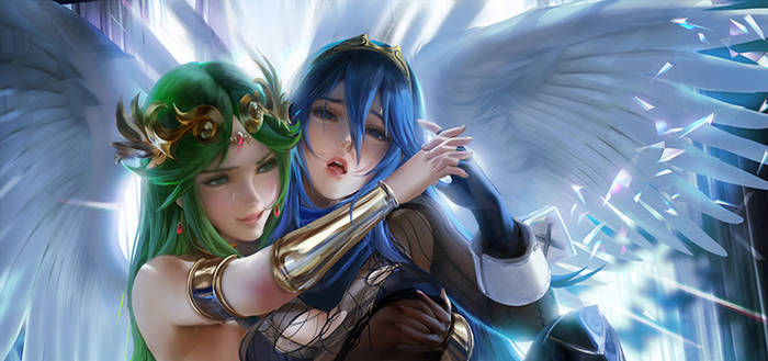 Palutena Lucina Ft corrin .censored preview.