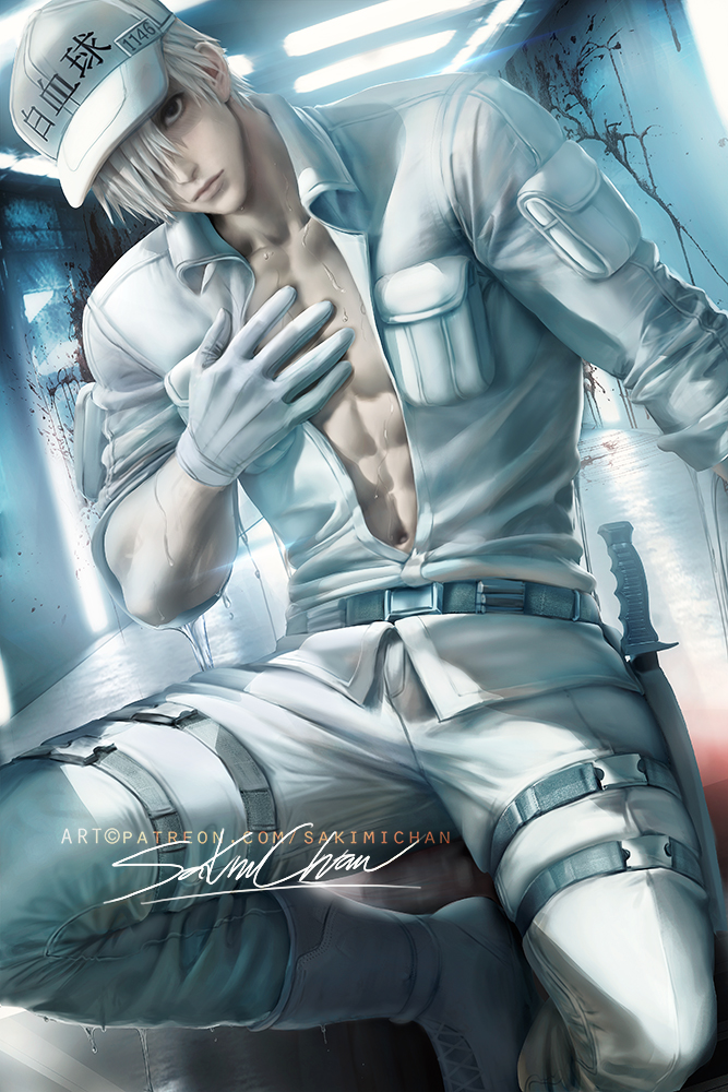 Cells At Work! - White Blood Cell by KrystalSxxx on DeviantArt