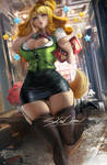 Isabelle humanoid pinup by sakimichan