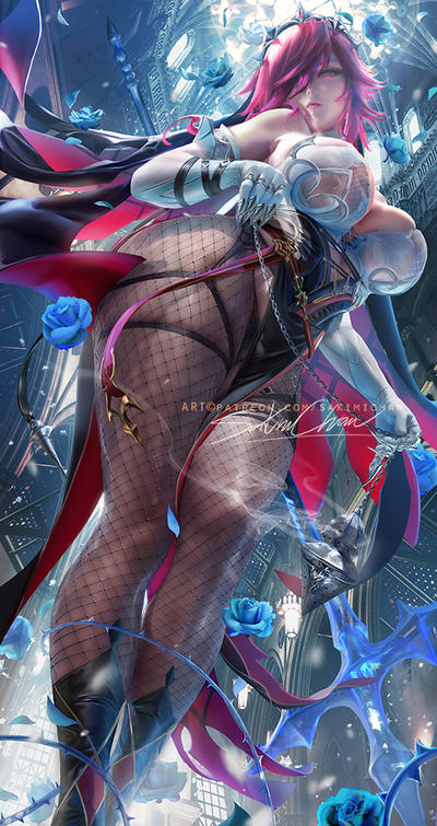 Rosaria By Sakimichan On Deviantart Rosaria By Sakimichan On Deviantart