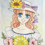 Flower Hat Girl