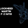 Lockheed Martin F-22 Raptor line art