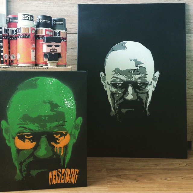 Breaking Bad Heisenberg Stencil