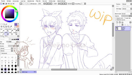 ANE x Vocaloid WIP by sleii