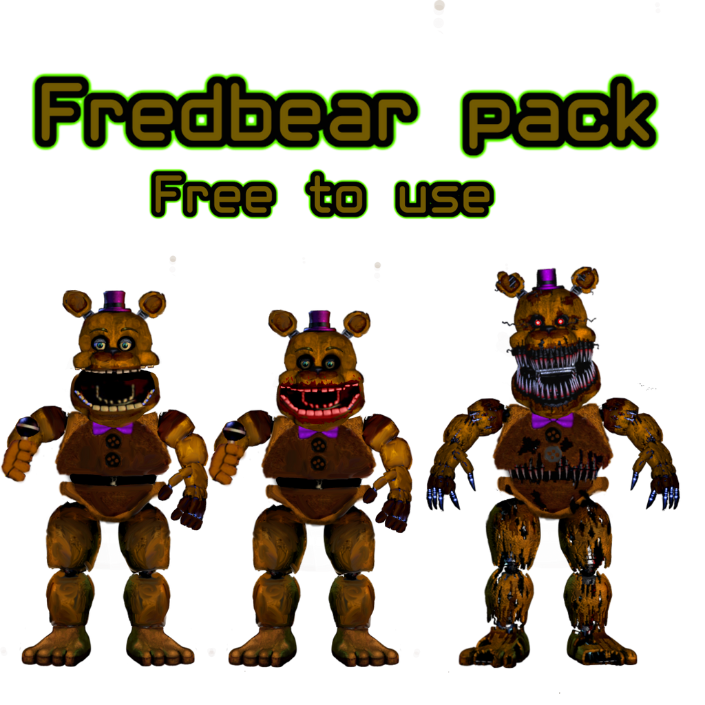 FNaF4 Nightmare Freddy Front View Pack