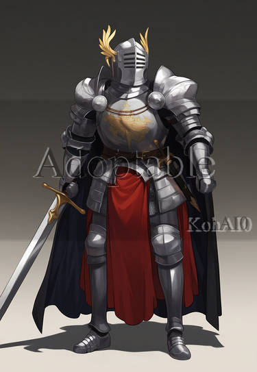 Open Adopt - Fully Armored Knight
