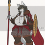 Open Adopt - Spear And Shield Wolfess Warrior