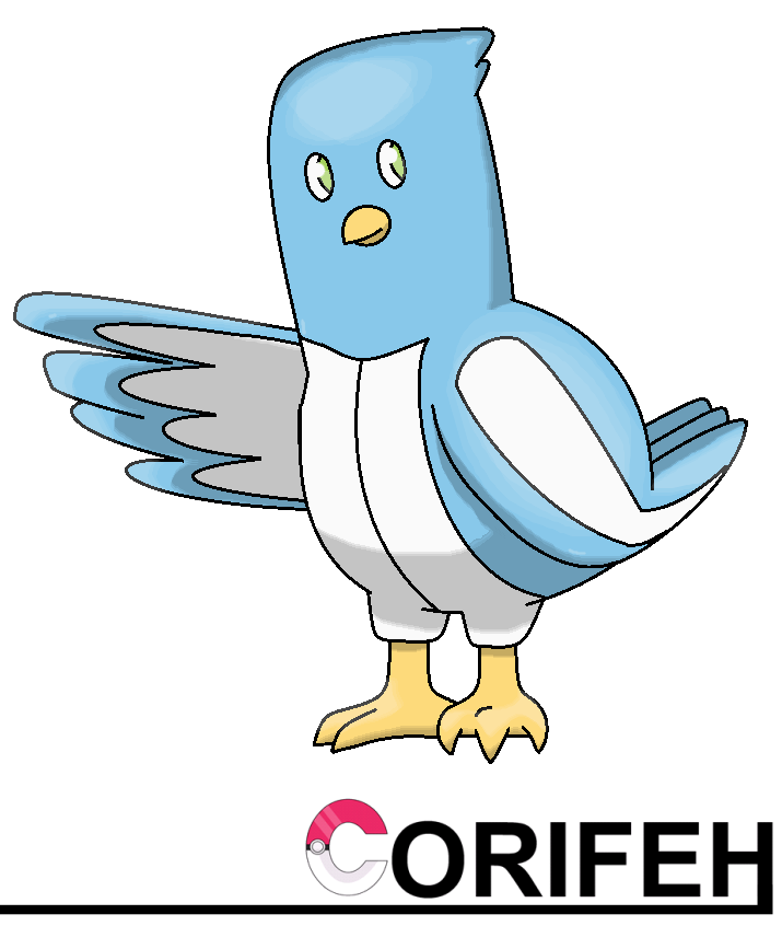 Blue bird Pokemon by Lucas-Costa on DeviantArt