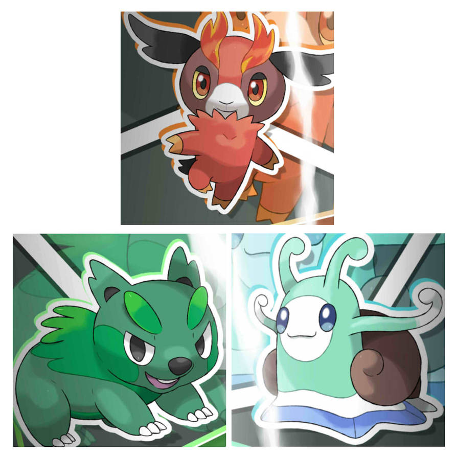 NEW STARTERS?? POKEMON Z??? by Lucas-Costa on DeviantArt