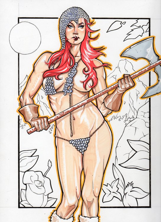 Red Sonja Battlle Axe By Josh