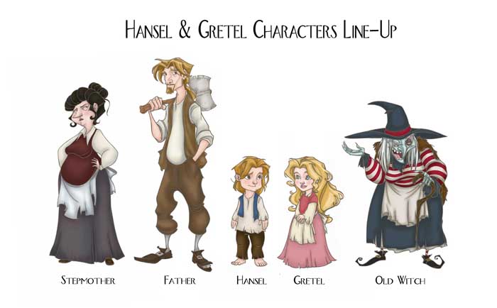 Hansel n Gretel LineUp by Sandora on DeviantArt