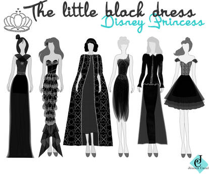 The Little Black dress Disney Princess by natashajade on DeviantArt The Little Black dress Disney Princess by natashajade on DeviantArt