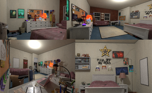 Rachel Ambers Blackwell Academy Dorm Room.