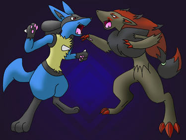 Lucario VS Zoroark