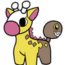 Girafarig Pokedoll Art