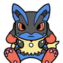 Mega Lucario Pokedoll Art