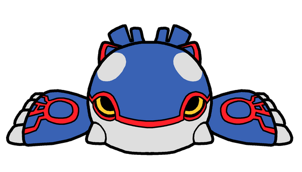 Kyogre Pokedoll Art Redesigned by methuselah alchemist on DeviantArt