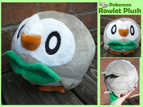 Pokemon Rowlet Plush