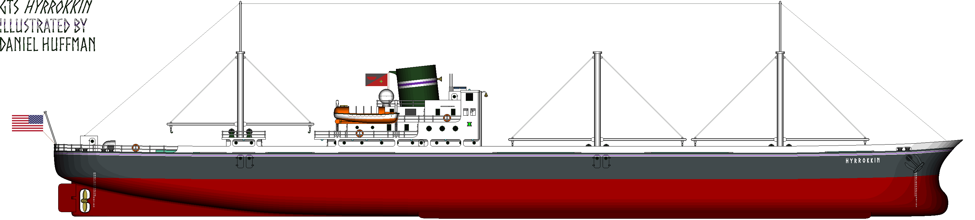 Gas Turbine Ship Hyrrokkin