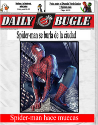 Spider-man hace muecas
