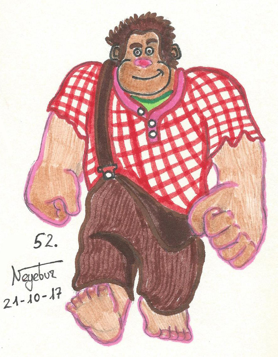 Inktober 21: 52. Wreck-It Ralph