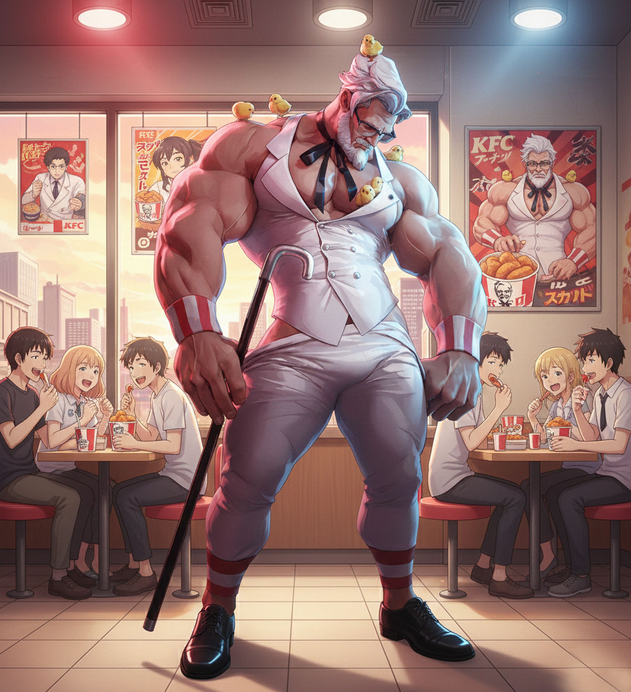 Colonel Sanders Rave Colonel Sanders by sunniesighup on DeviantArt