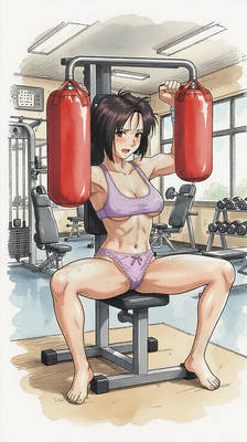 Natsumi Tsujimoto Workout (You're Under Arrest)