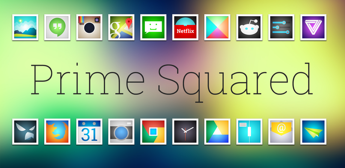 Prime Squared Icons