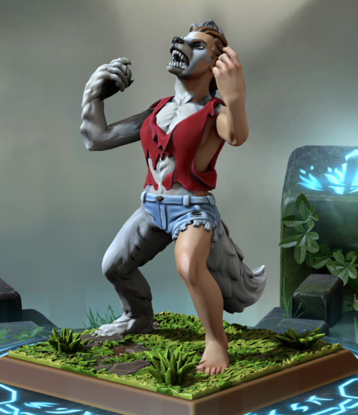 Werewolf Transforming