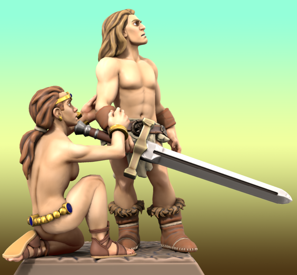 Classic Barbarians - Book Cover Style