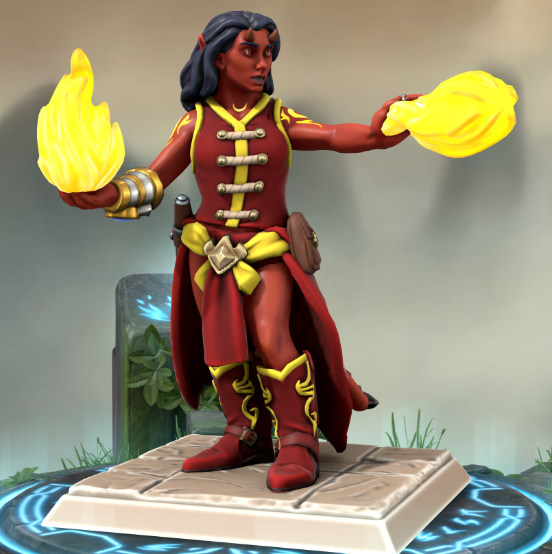 Tesha Mar - Tiefling Sorceress