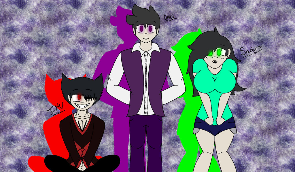 The Trouble Demons (Human form) by wolfly21 on DeviantArt