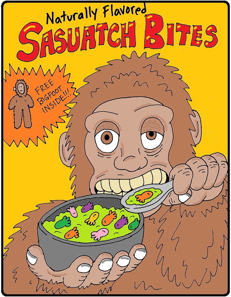 Sasuatch Bites Bigfoot Cereal