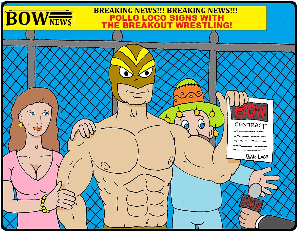 Pollo Loco in BreakOut Wrestling