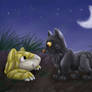 Sandshrew and Poochyena