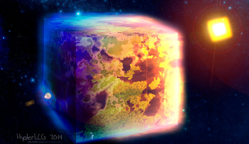 Minecraft Planet by LilioTheOne on DeviantArt