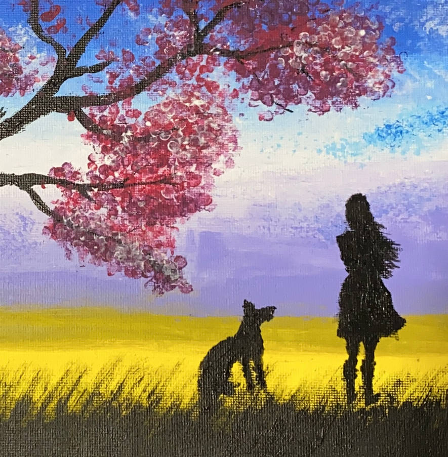 Mini acrylic painting - friendship by xaatxaat on DeviantArt