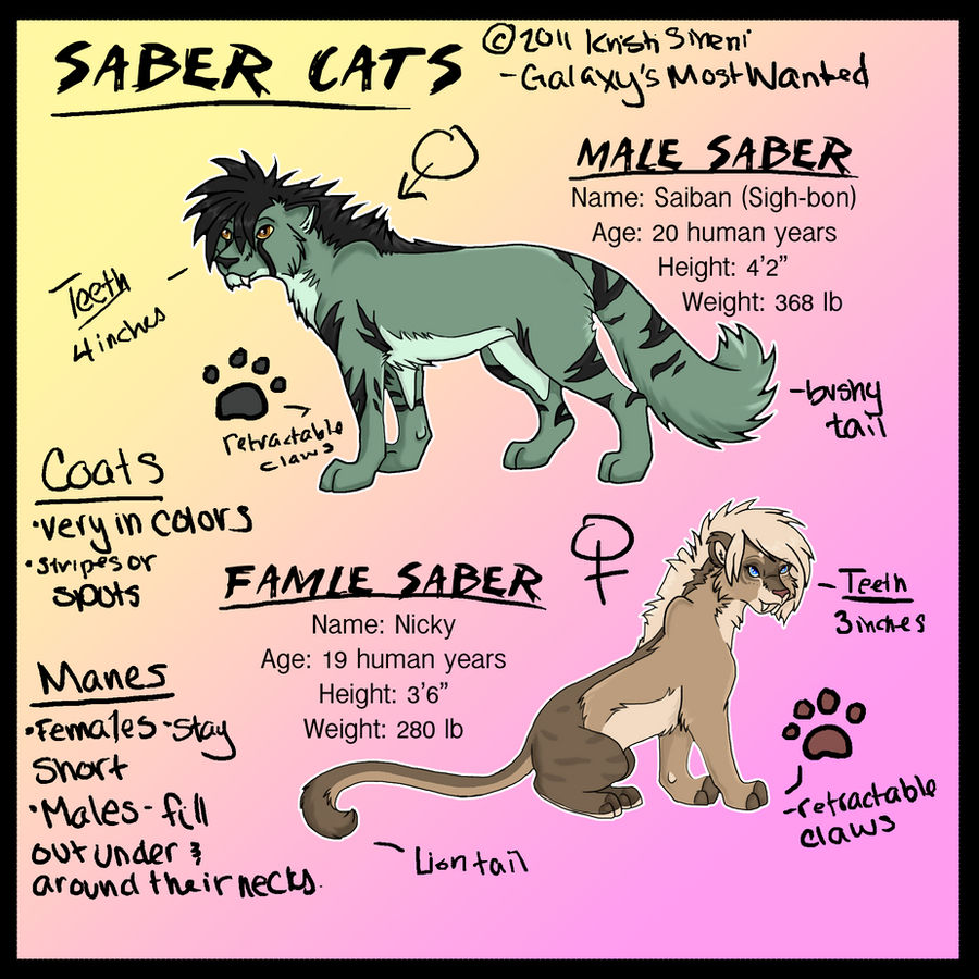 Saber Cat Ref