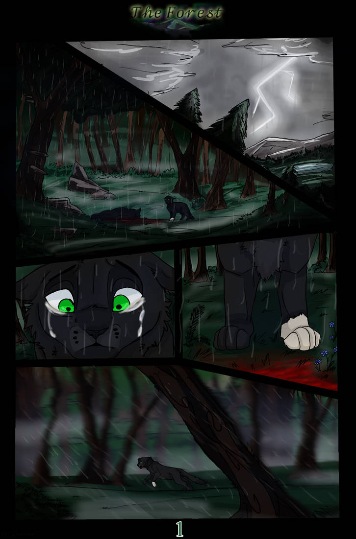 ~`~THE FOREST~`~Comic Page 1 by Catamount1 on DeviantArt