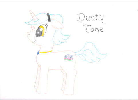 OC Dusty Tome first drawing