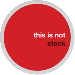 This Is Not Stock Sticker