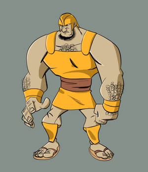 Goliath of Gath Animation Character Design Color
