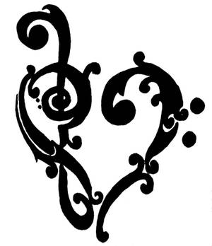 Musical Love Tattoo