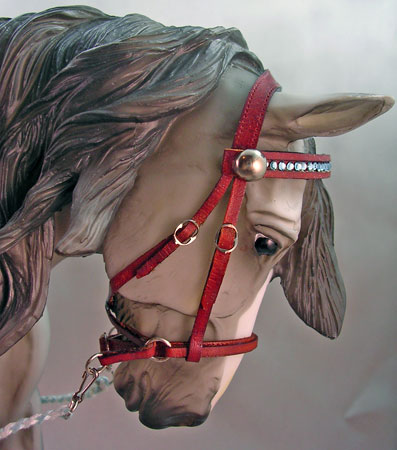 1:9 scale bitless bridle