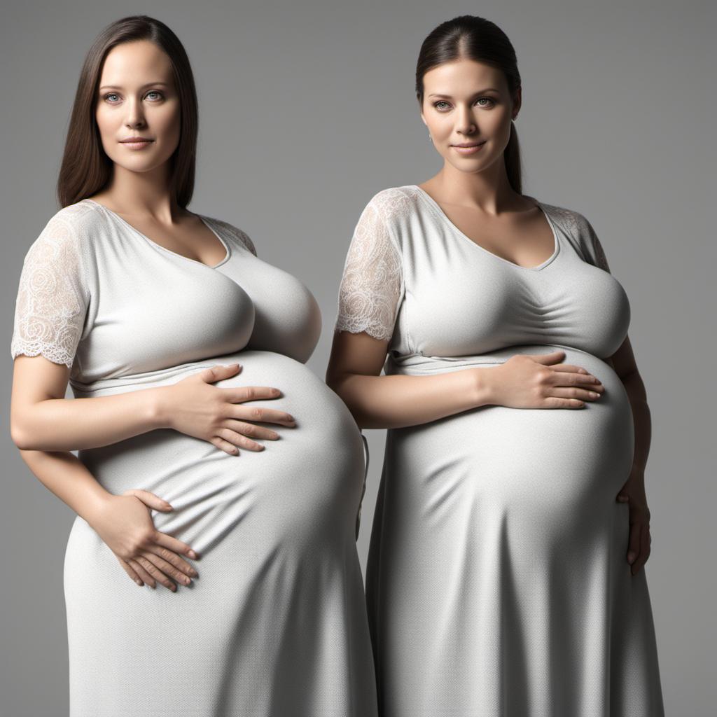 Giving Riplets A heavily pregnant women pregnant with triplets by pinthelord on DeviantArt