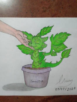 Minty Garden Dragon #2